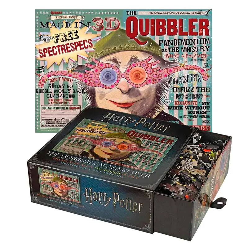 Harry Potter Skladačka puzzle Obal časopisu The Quibbler produktová fotografia
