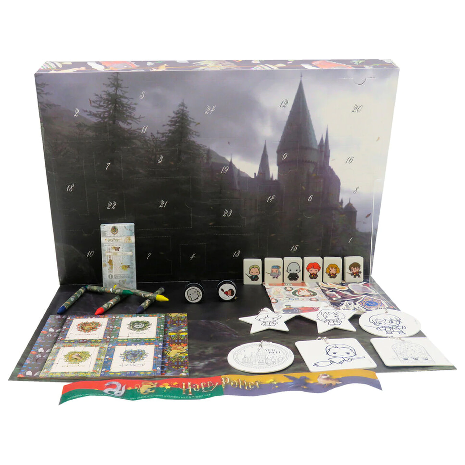 Harry Potter adventný kalendár produktová fotografia