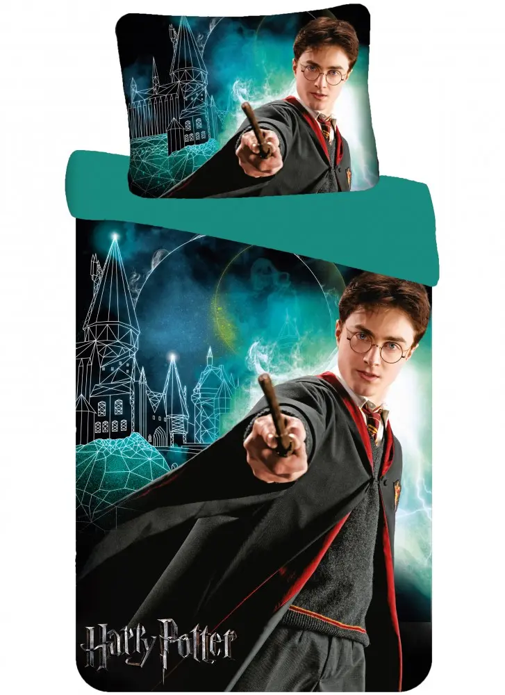 Harry Potter obliečka na perinu 140x200cm, obliečka na vankúš 70x90cm produktová fotografia