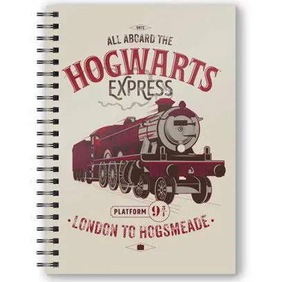 Harry Potter zápisník s 3D efektom All Aboard the Hogwarts Express termékfotó