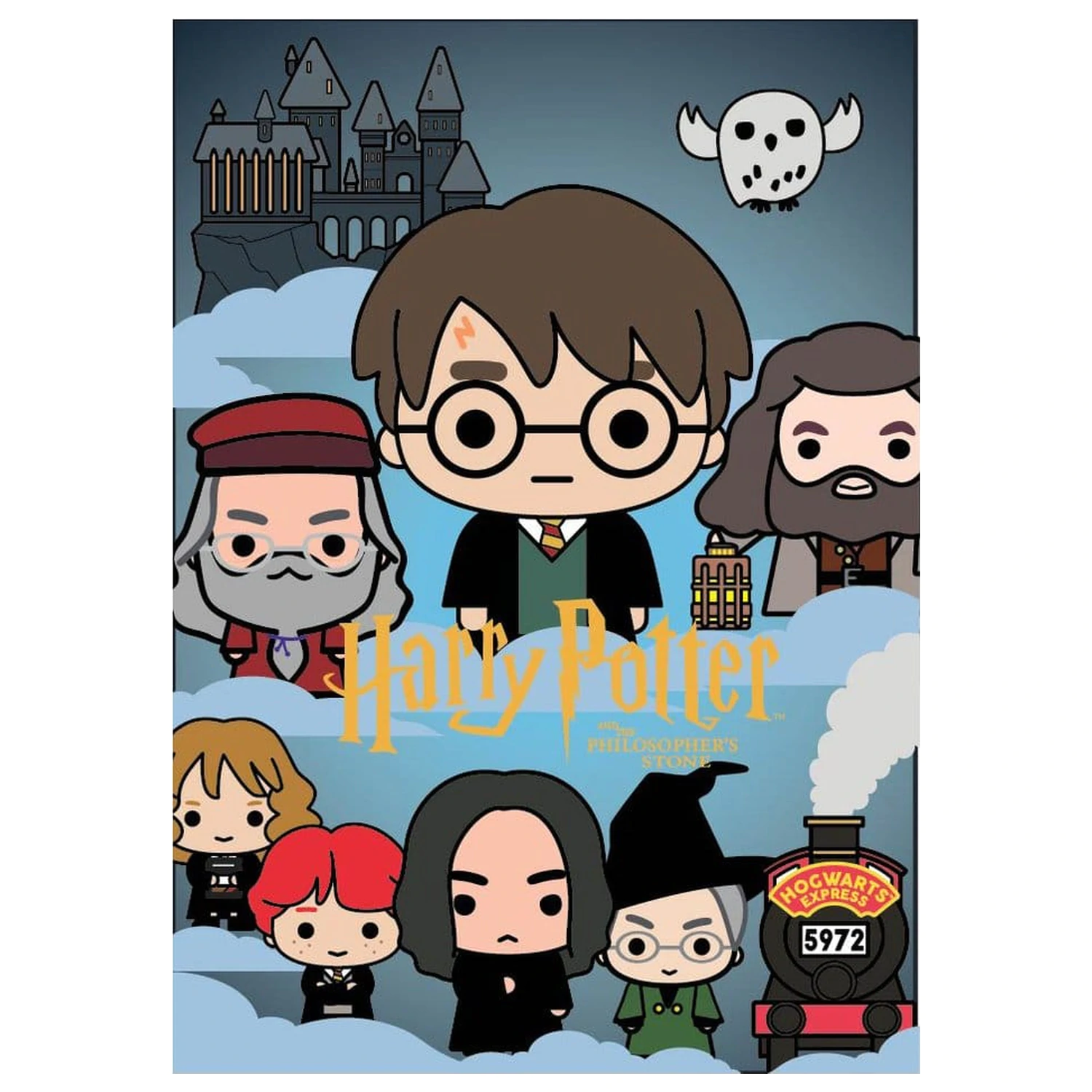 Harry Potter and the Sorcerer's Stone 3D penový magnet produktová fotografia