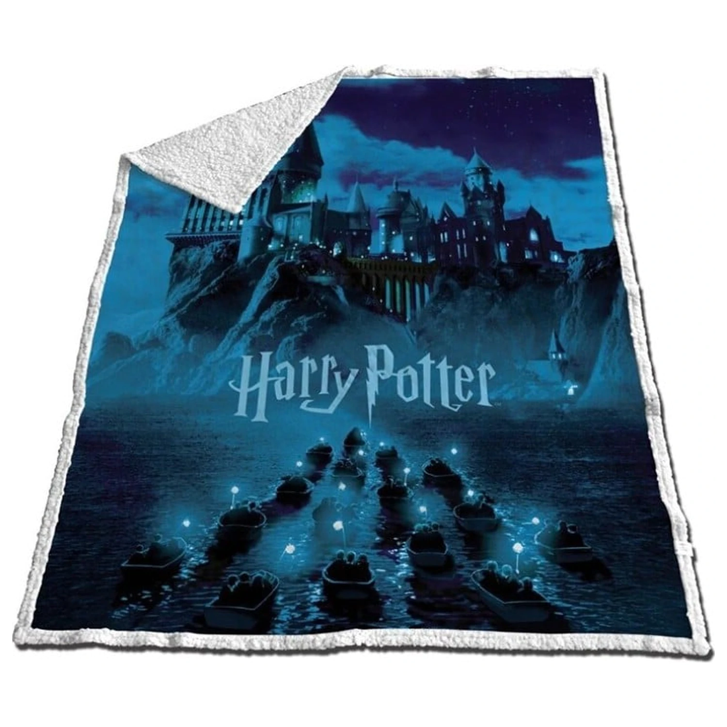Harry Potter Arrival at Hogwarts Sherpa deka 130x170cm produktová fotografia