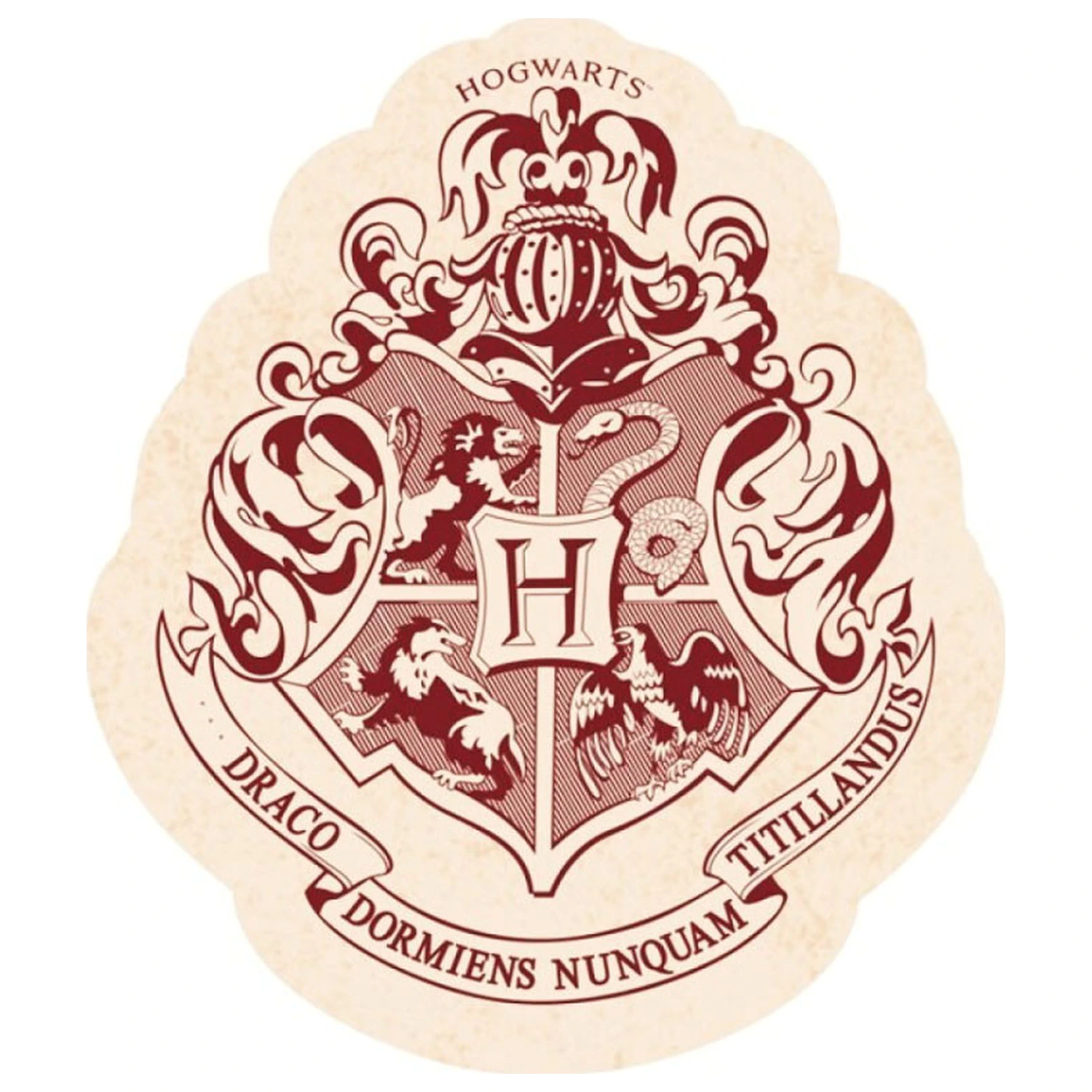 Harry Potter béžový tvarovaný vankúš, dekoratívny vankúš produktová fotografia