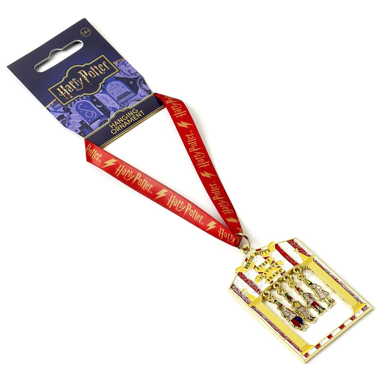 Harry Potter ozdoba na stromček Bertie Bott's (Golden Tone) produktová fotografia