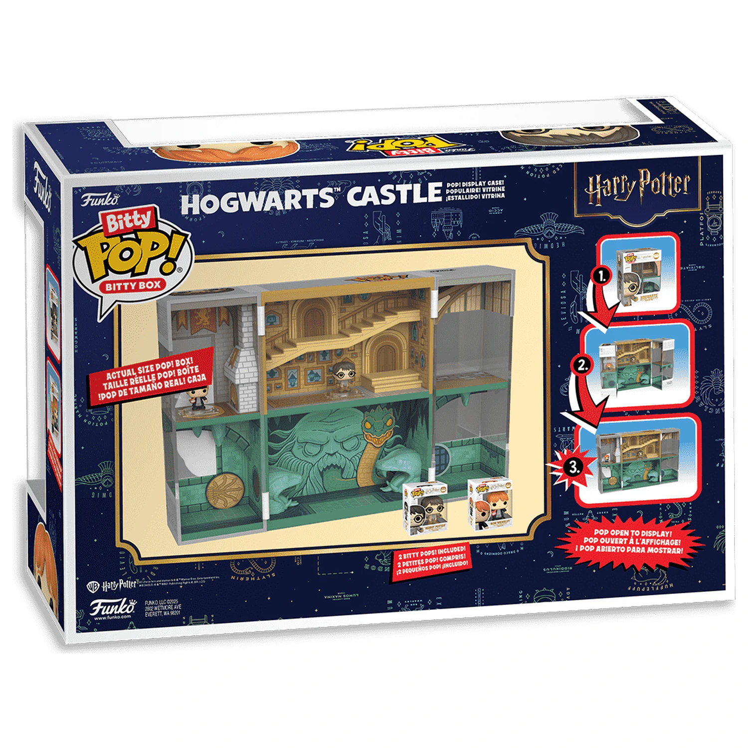 Harry Potter Funko Bitty POP! Krabice vinylová figúrka Hogwarts Castle produktová fotografia