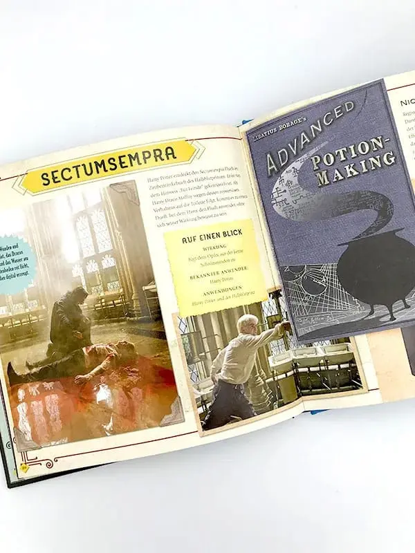 Harry Potter Kniha Die Zaubersprüche *German Version* produktová fotografia