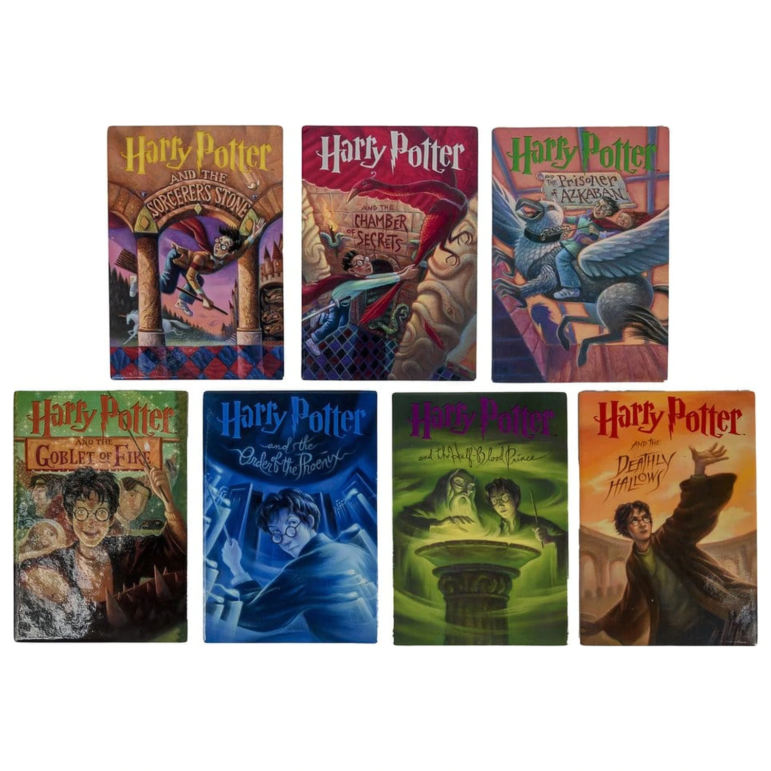 Harry Potter podložky pod poháre inšpirované knihou (súprava 7 kusov) produktová fotografia