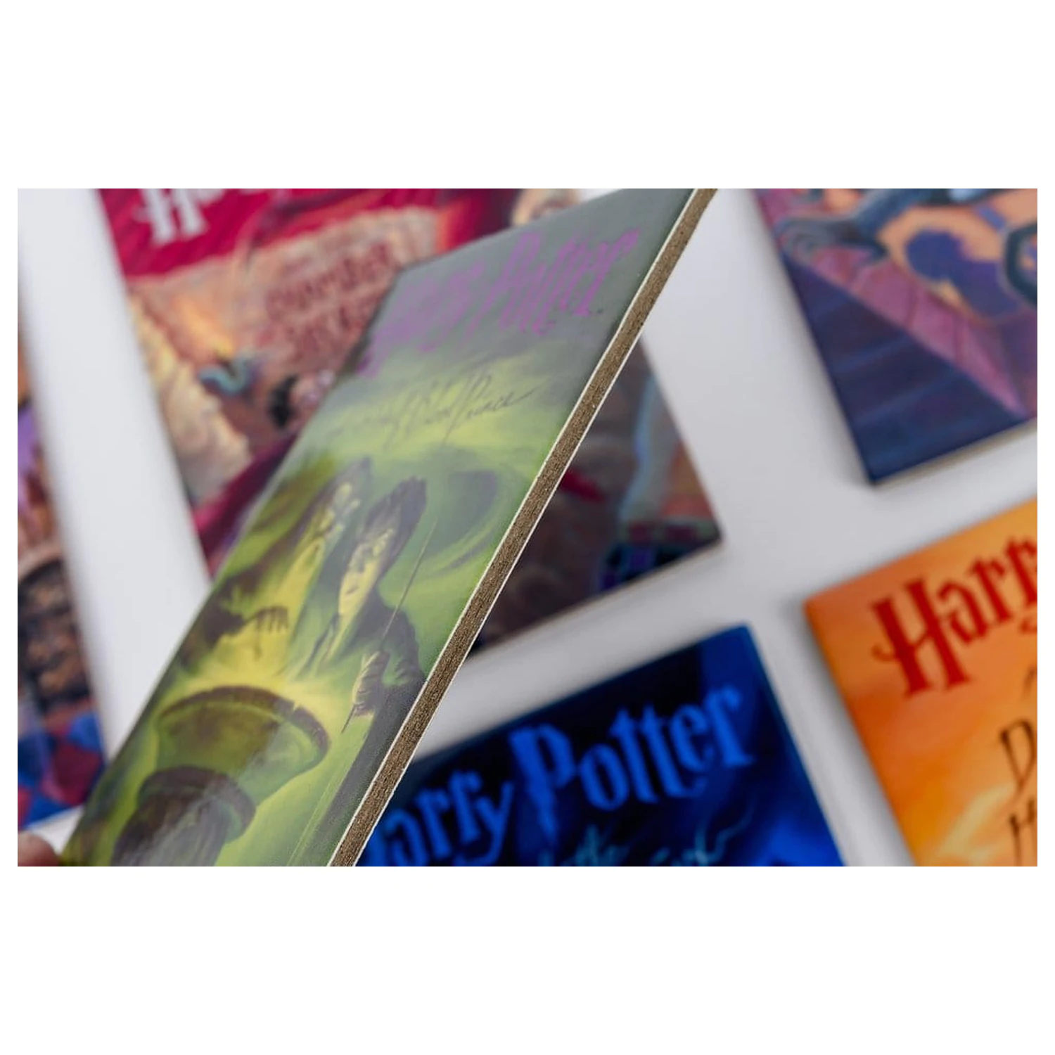 Harry Potter podložky pod poháre inšpirované knihou (súprava 7 kusov) produktová fotografia