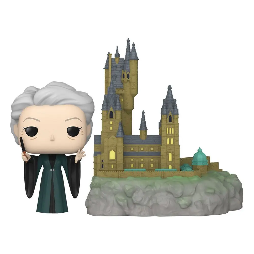 VINYL figúrka Minerva w/Hogwarts 9 cm Harry Potter - Chamber of Secrets Anniversary POP! Town termékfotó