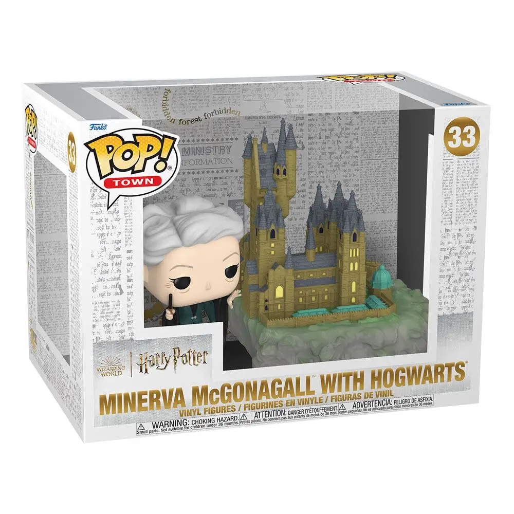 VINYL figúrka Minerva w/Hogwarts 9 cm Harry Potter - Chamber of Secrets Anniversary POP! Town termékfotó