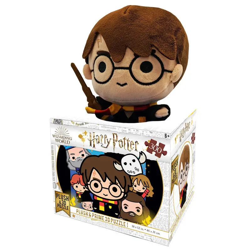 Harry Potter Chibi set Prime 3D puzzle + Harry plyšová hračka 20cm produktová fotografia