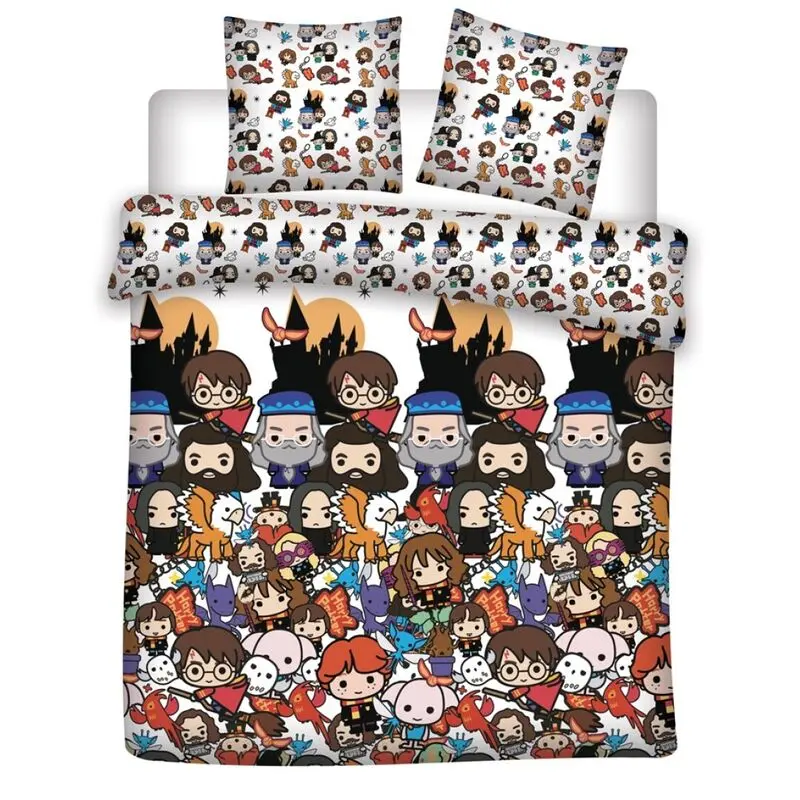 Harry Potter Chibi mikroflísová obliečka na perinu posteľ 135 cm produktová fotografia