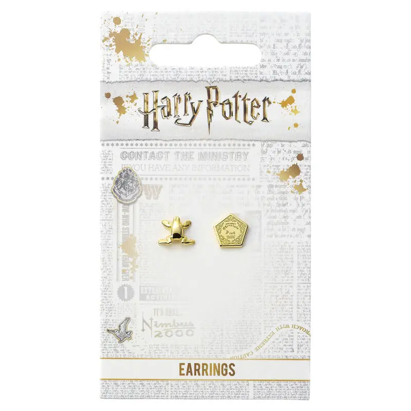 Harry Potter Chocolate Frog gold plated patičky na náušnice termékfotó