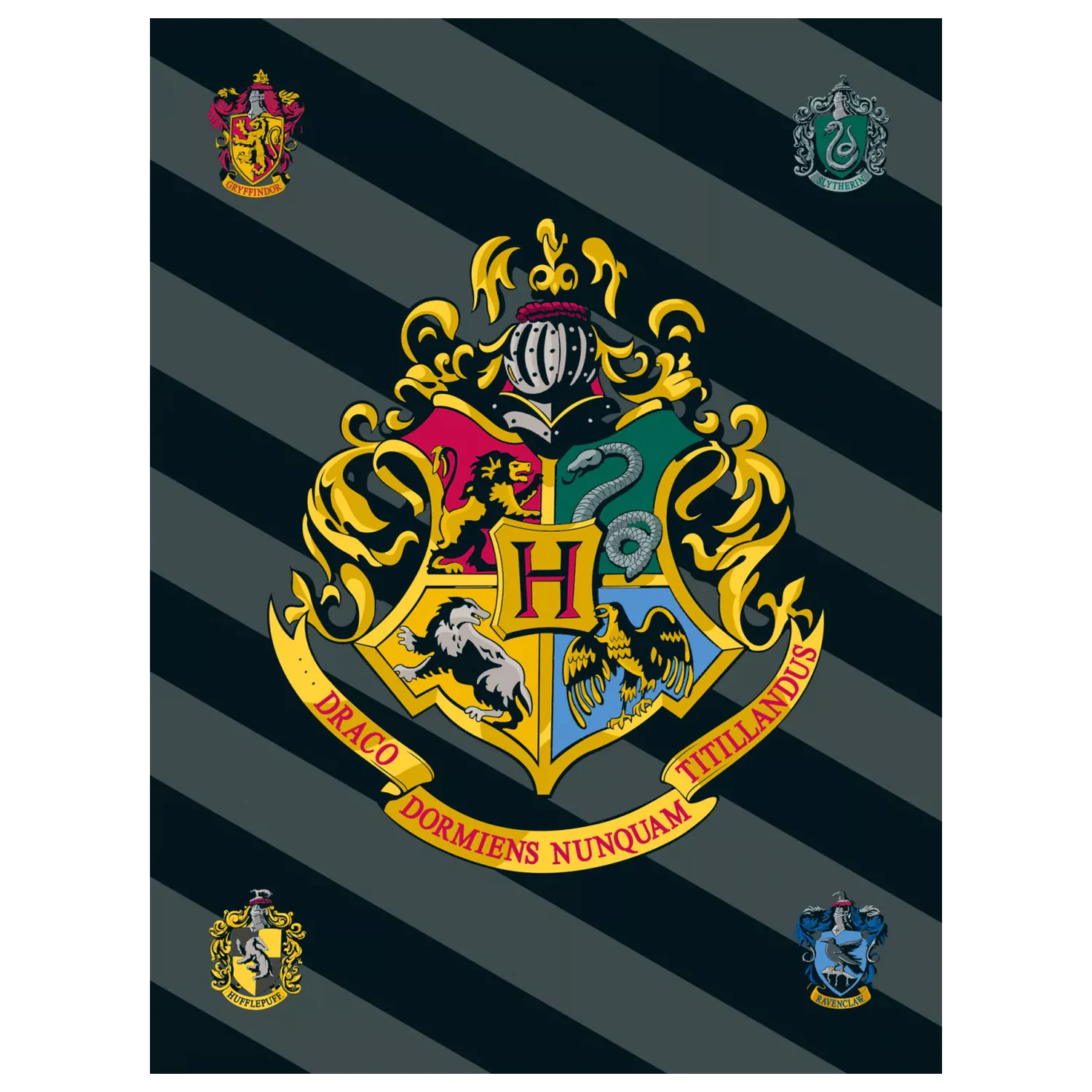 Harry Potter Crest fleecová deka 100x150cm produktová fotografia