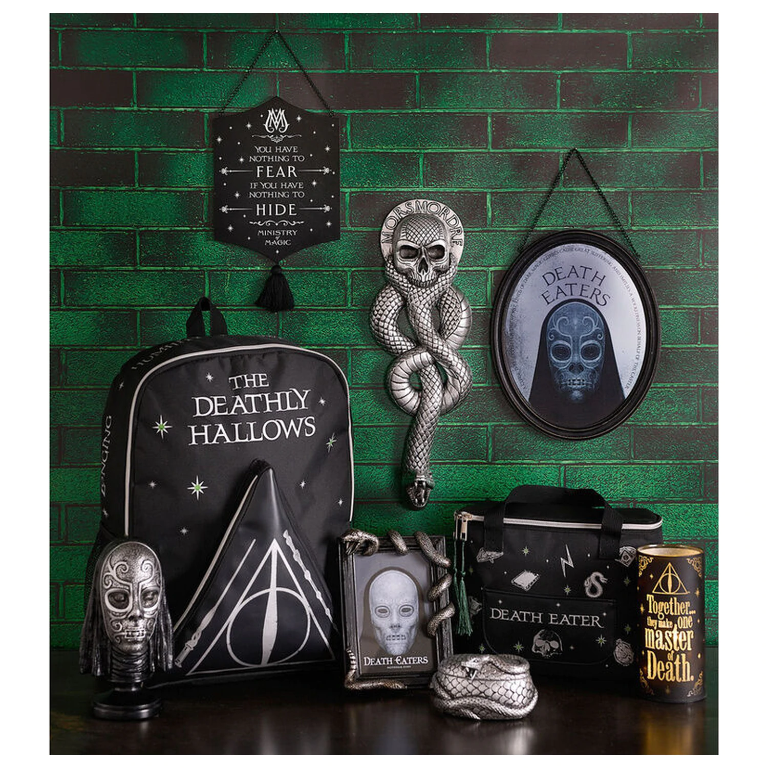 Harry Potter Dark Arts Death Eater zrkadlová plaketa produktová fotografia