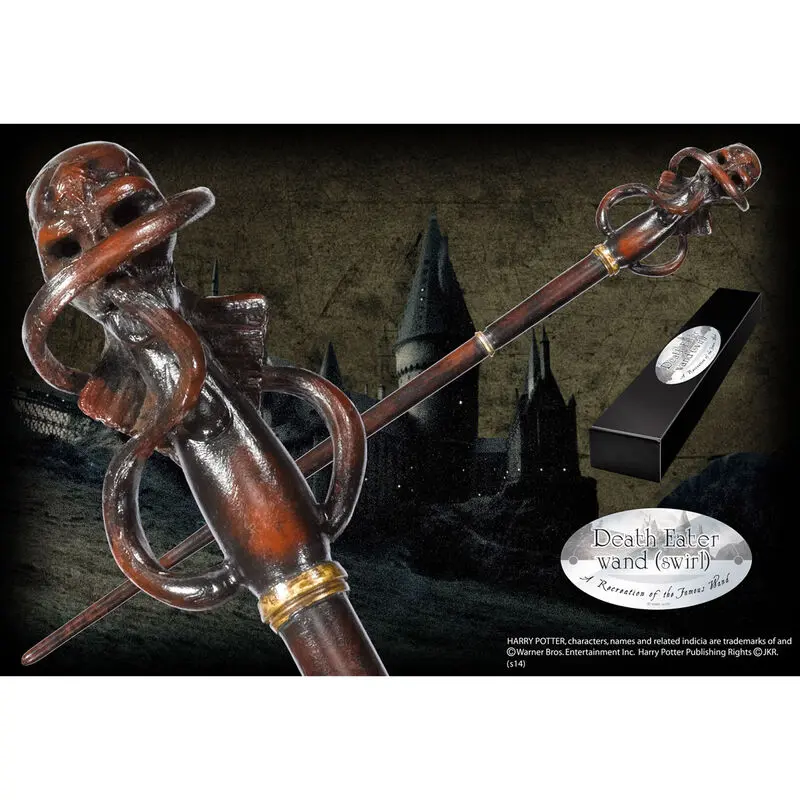 Harry Potter Death Eater Swirl prútik produktová fotografia