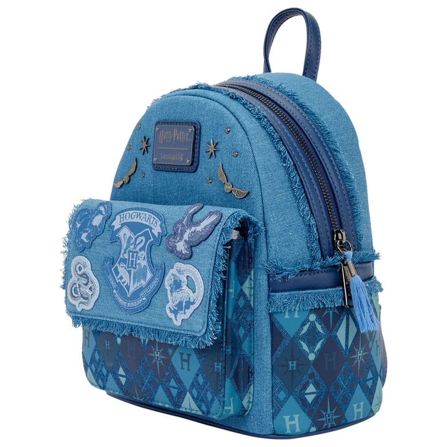 Loungefly Mini Ruksak Denim Harry Potter produktová fotografia
