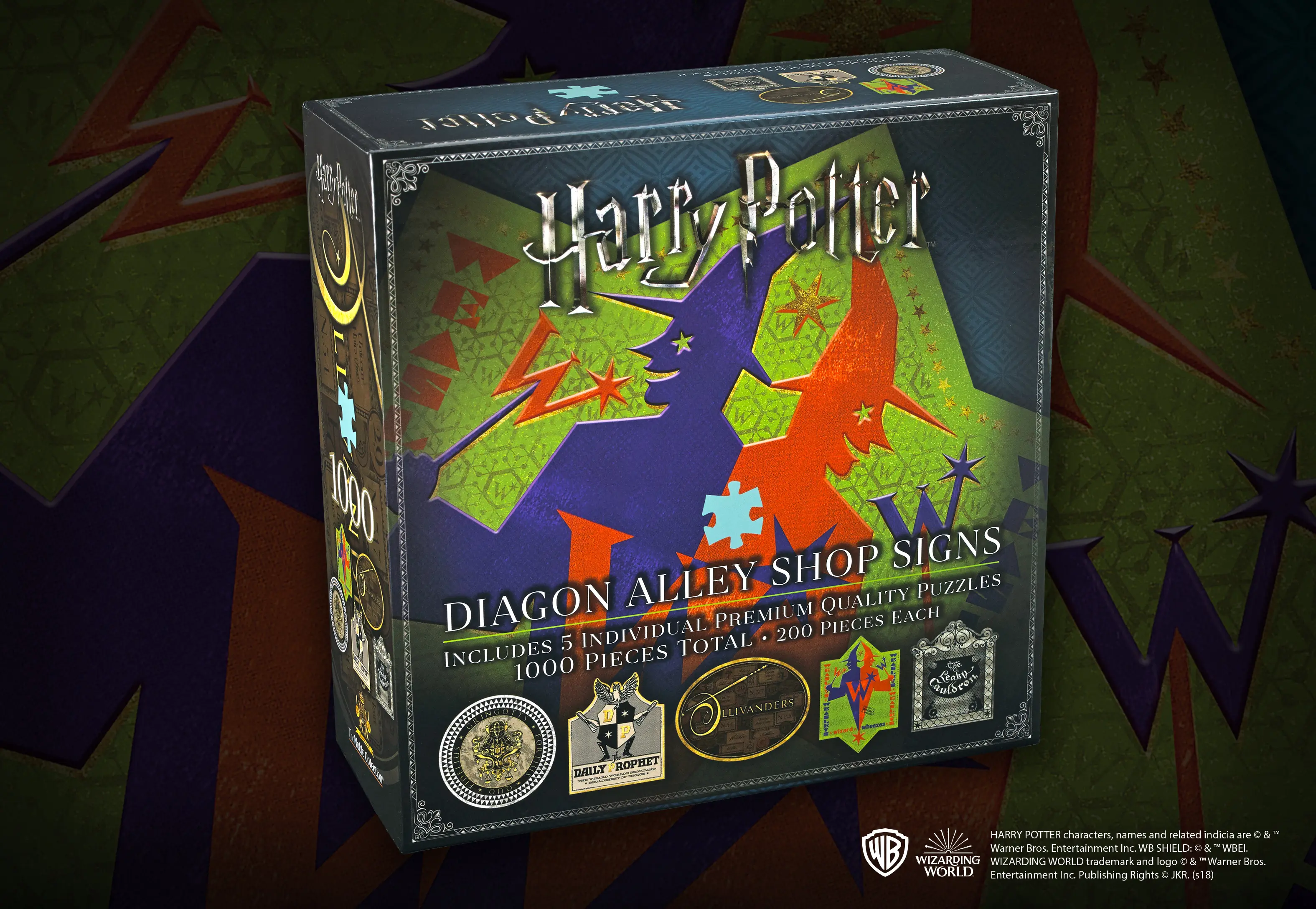 Harry Potter Diagon Alley Shop Signs puzzle 200 kusov termékfotó