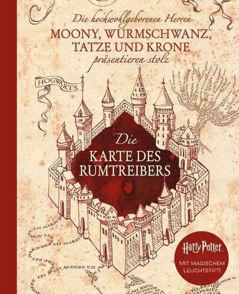 Harry Potter Diár Mapa záškodníkov *German Version* produktová fotografia