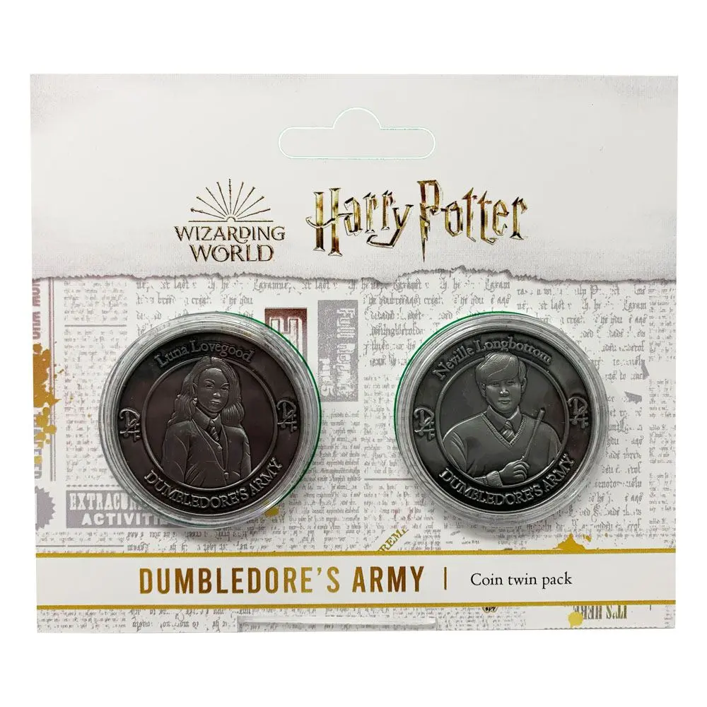 Zberateľská minca Harry Potter 2-balenie Dumbledore's Army: Neville & Luna Limited Edition produktová fotografia