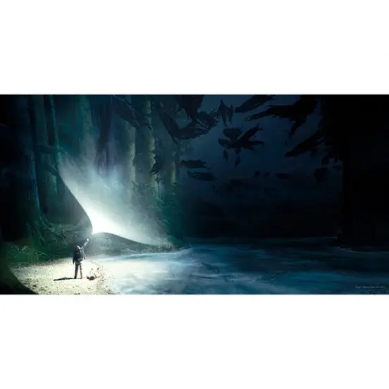 Harry Potter Expecto Patronum sklenený poster produktová fotografia