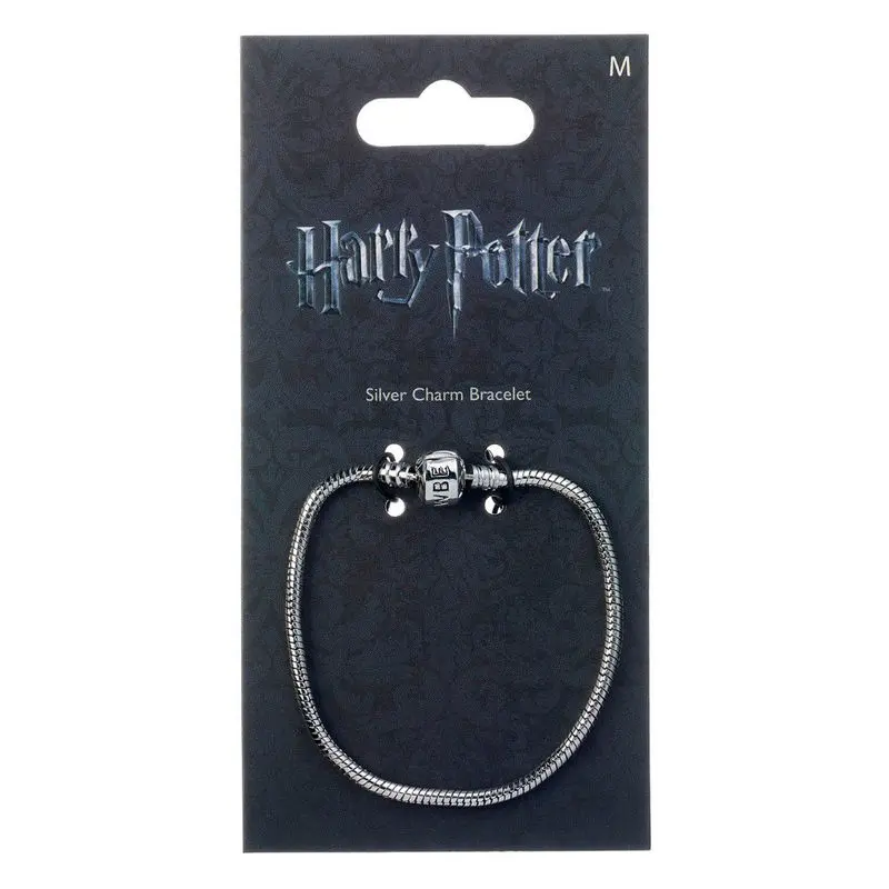 Harry Potter Slider Charm náramok (postriebrený) Veľkosť XS produktová fotografia