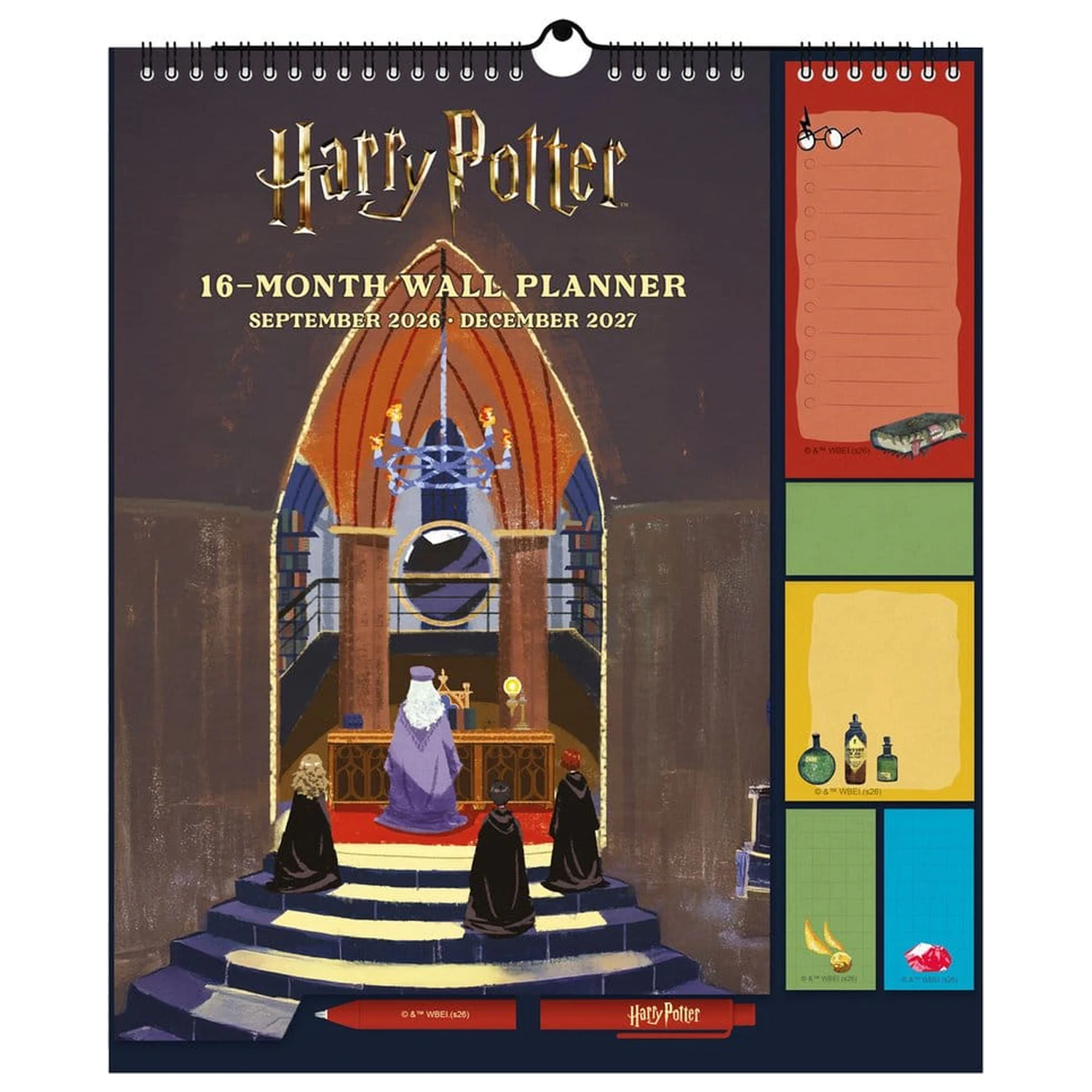 Harry Potter Nástenný plánovač 2026/27 30 x 34 cm produktová fotografia