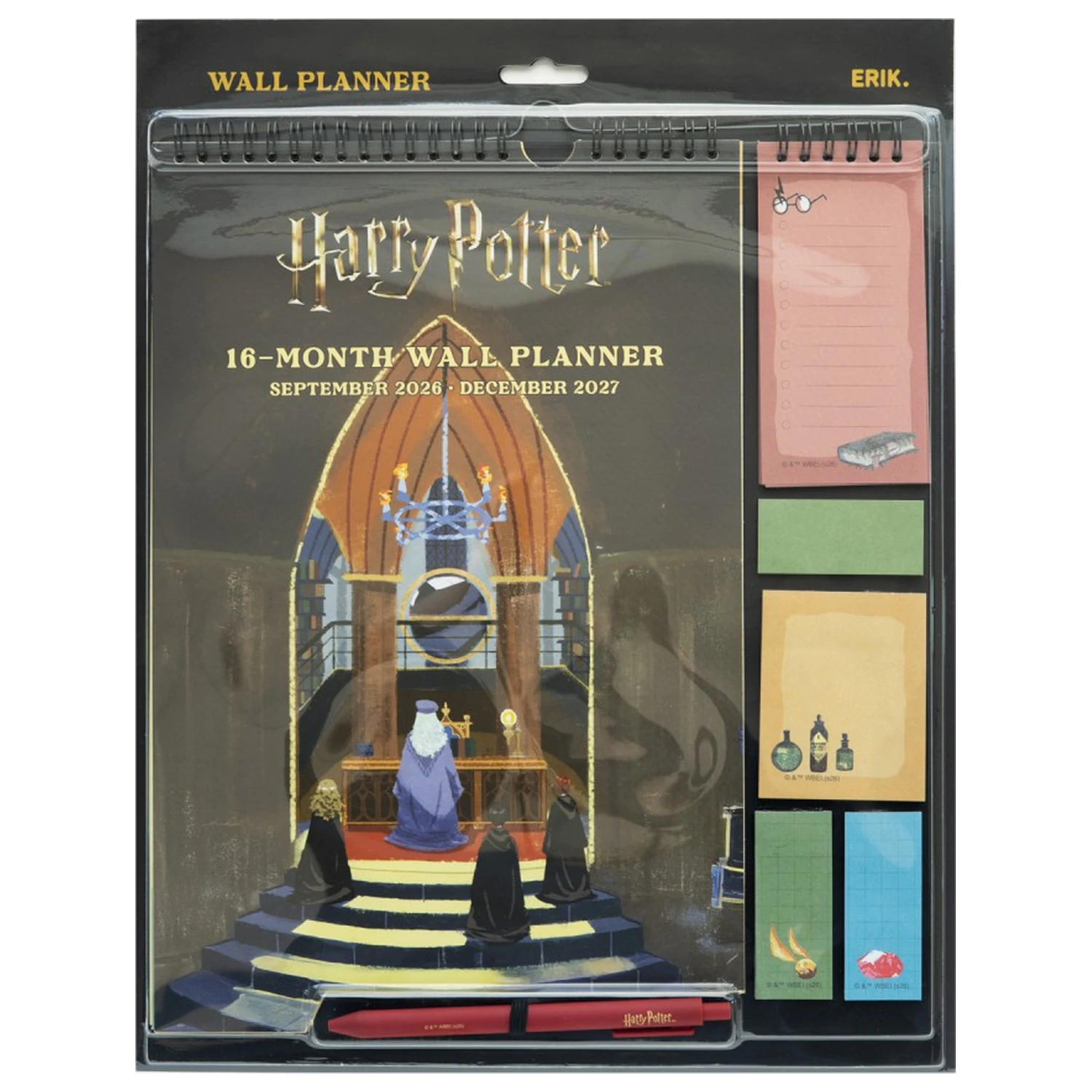 Harry Potter Nástenný plánovač 2026/27 30 x 34 cm produktová fotografia