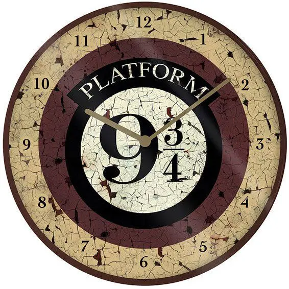Harry Potter nástenné hodiny Platform 9 3/4 produktová fotografia