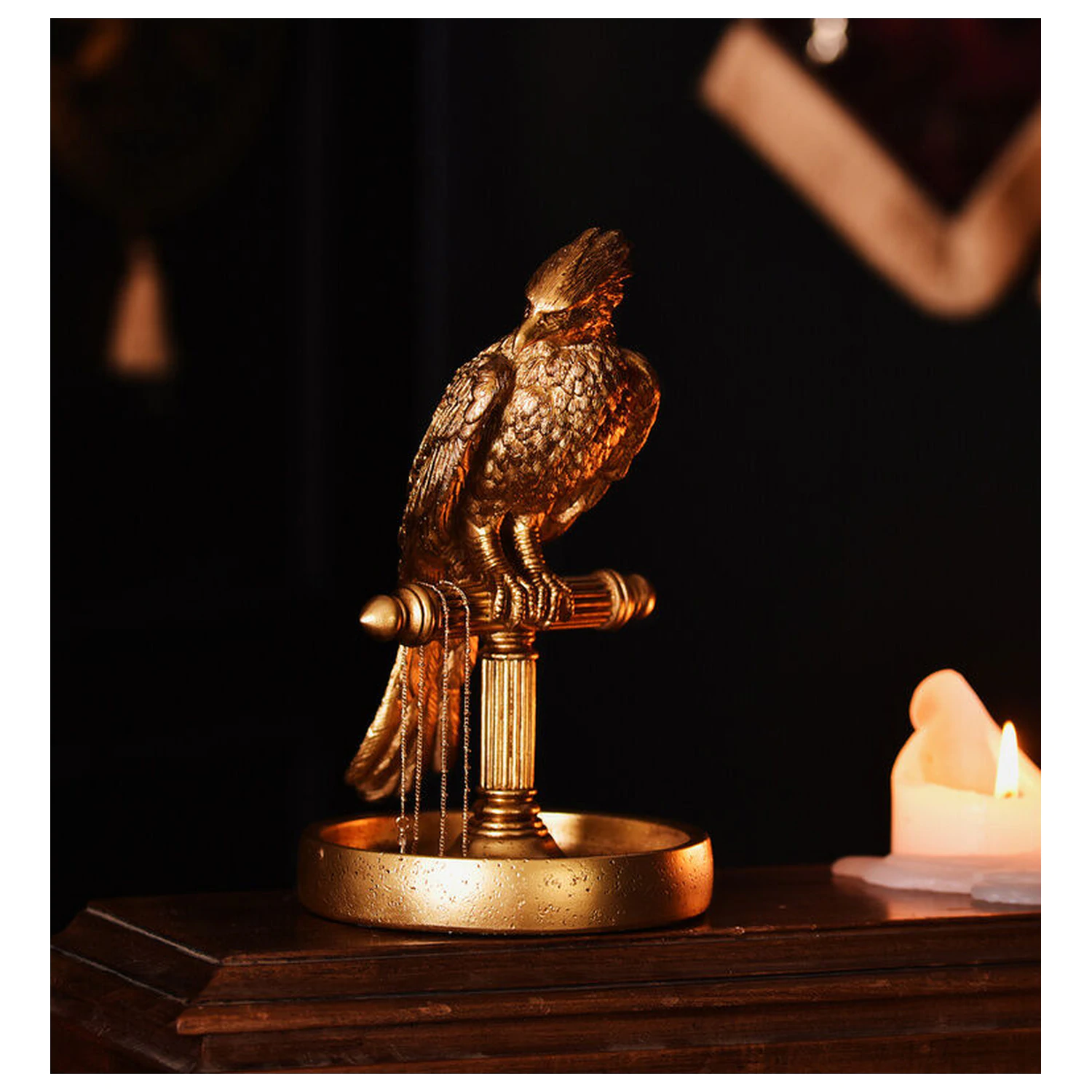 Harry Potter Fawkes stojan na šperky 21cm produktová fotografia