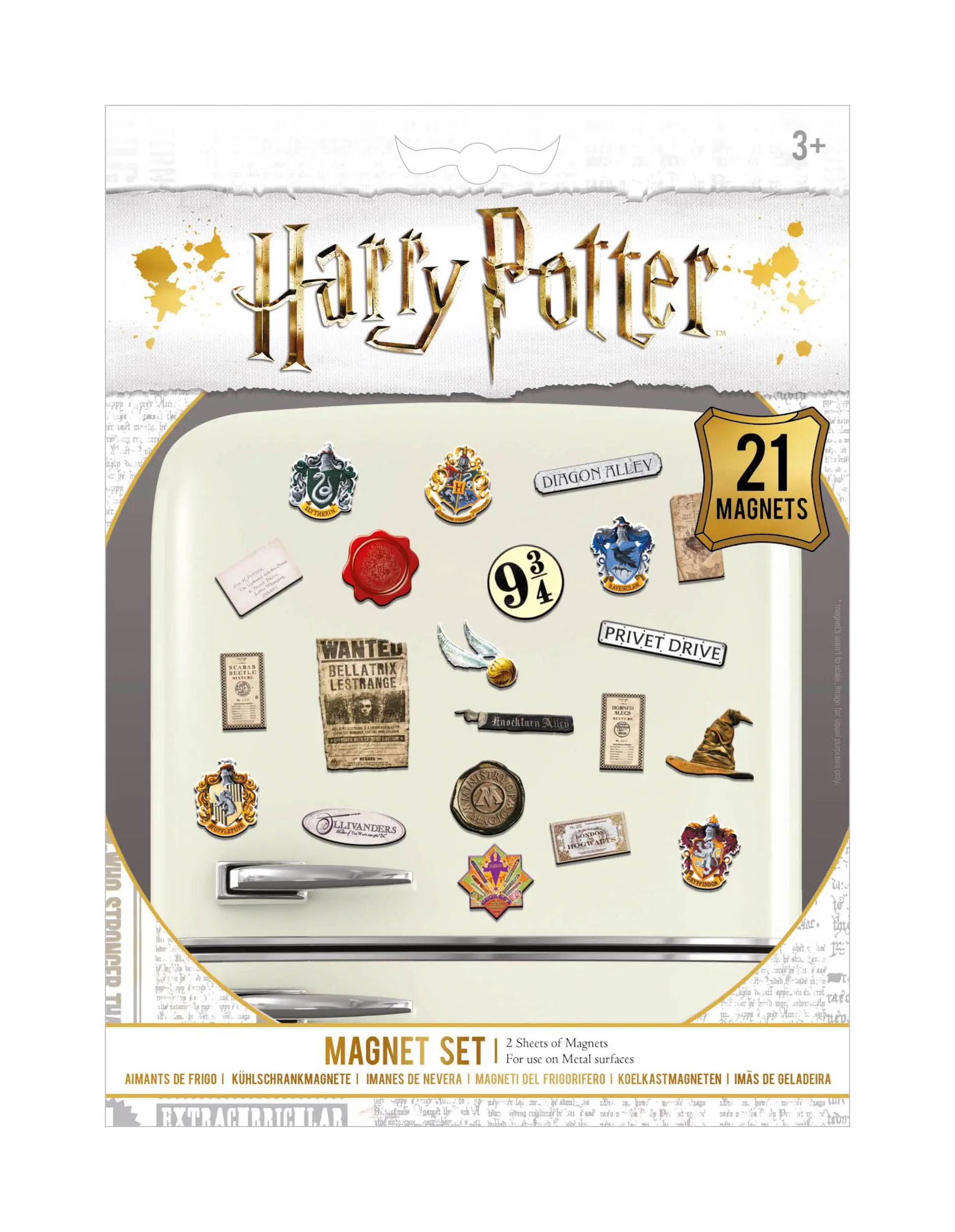 Harry Potter Fridge Magnets Čarodejnícke magnetky na chladničku produktová fotografia