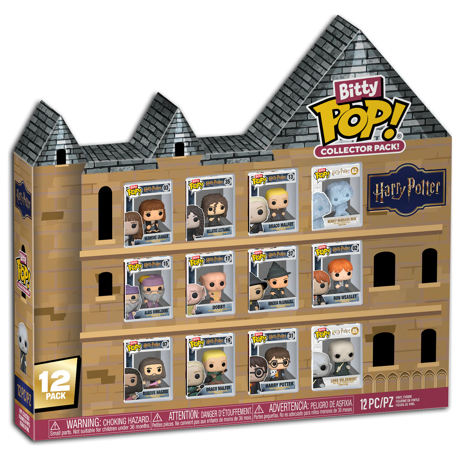 Harry Potter Funko Bitty POP! vinylové figúrky Roxfort produktová fotografia
