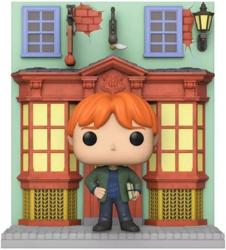 Harry Potter POP! Deluxe Vinylová figúrka Deluxe: HP Diagon Alley- Quidditch Supplies Store w/Ron 9 cm produktová fotografia