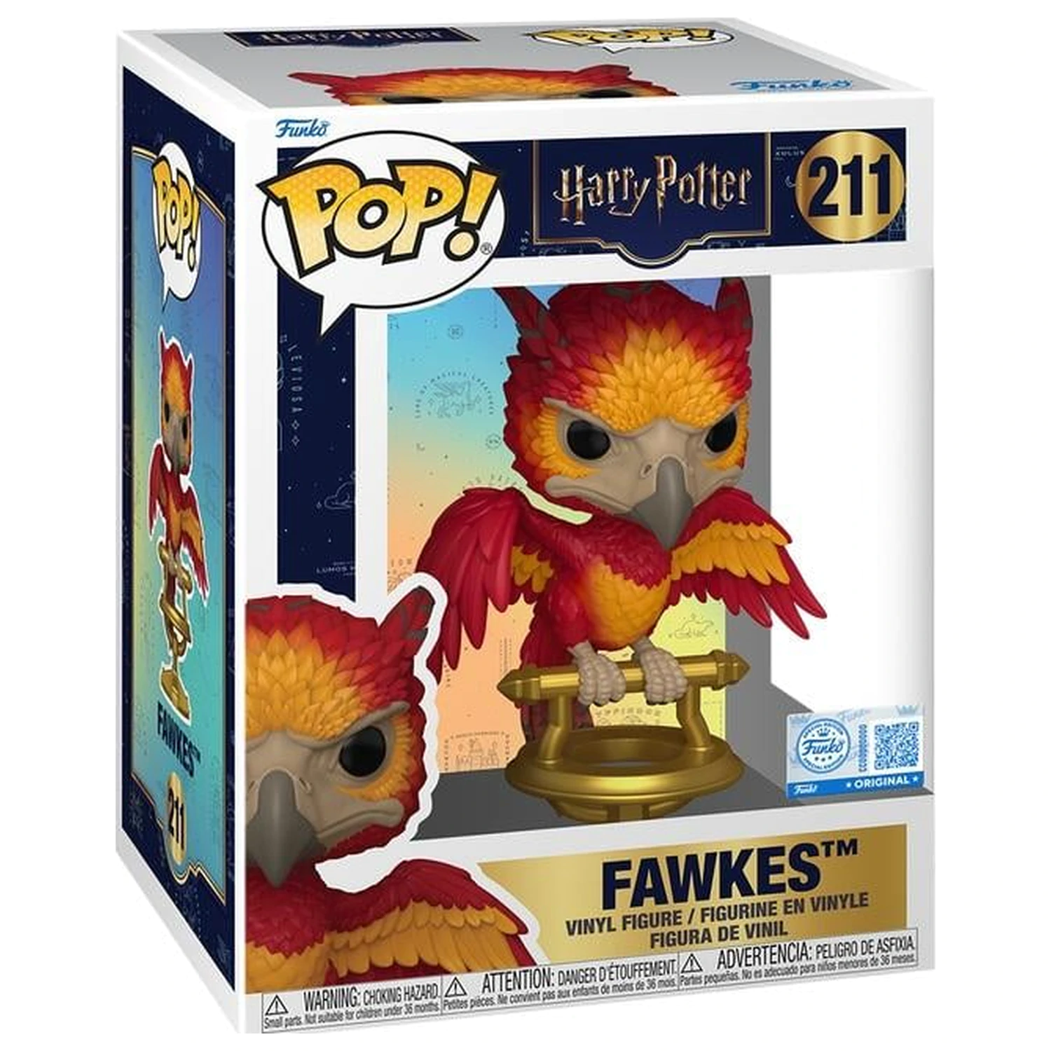Harry Potter Funko POP figúrka Fawkes na konári produktová fotografia