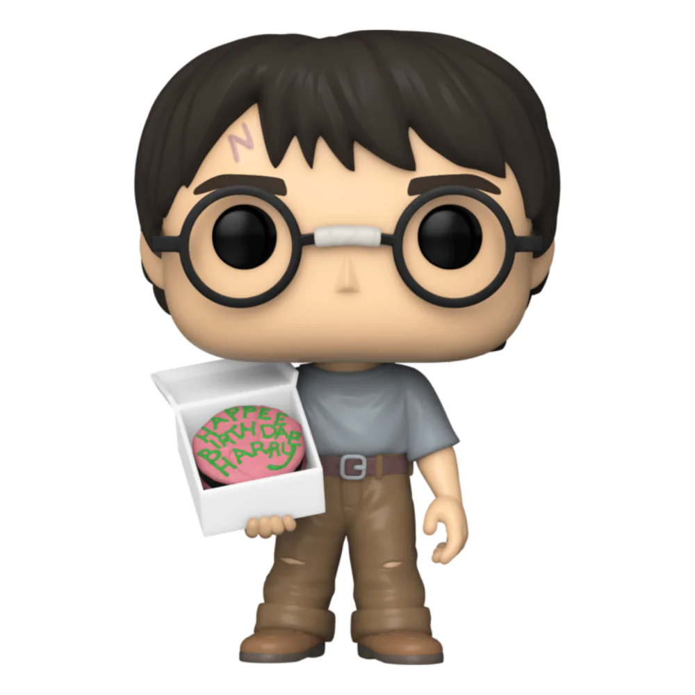 Harry Potter Funko POP! Movies Vinylová figúrka Birthday Harry w/ Cake Exclusive Edition 9 cm produktová fotografia