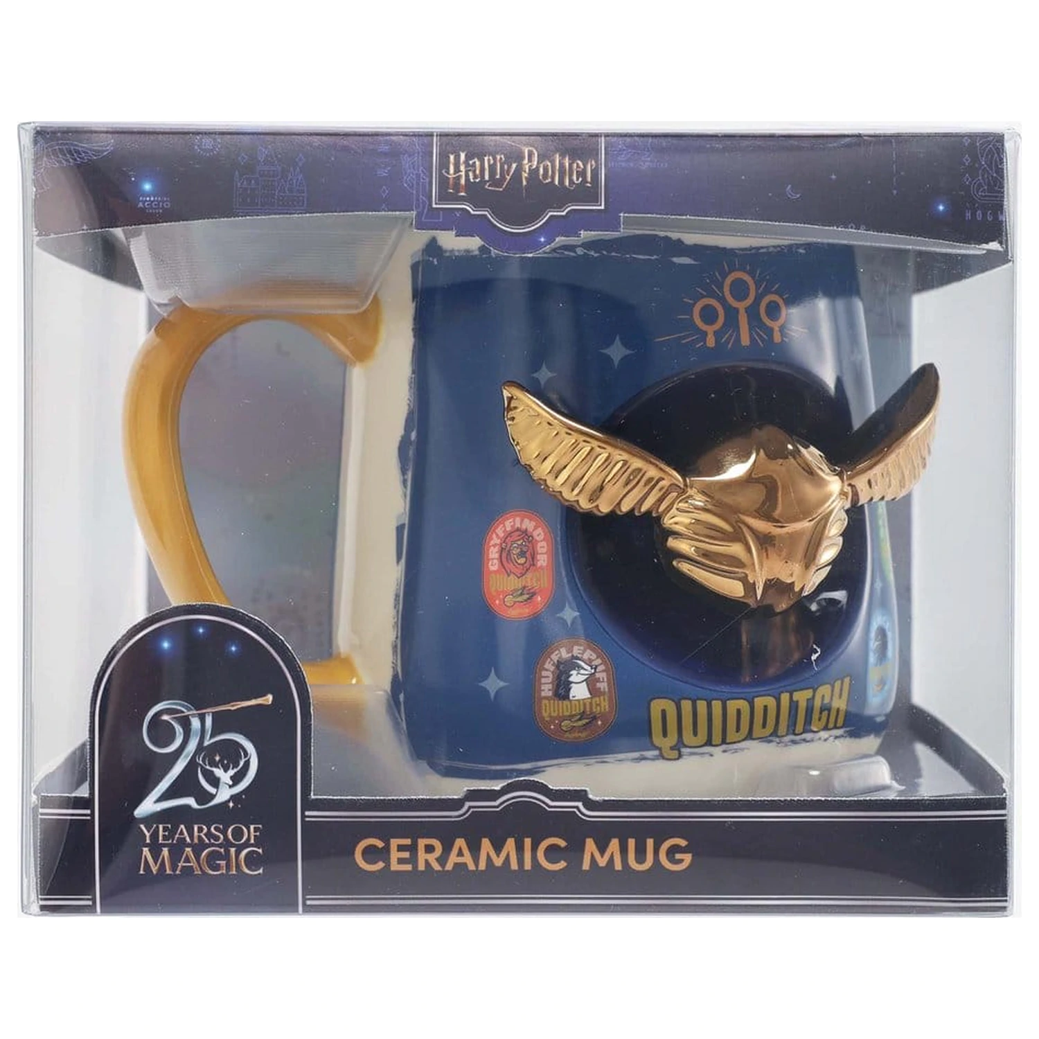 Harry Potter hrnček Golden Snitch 2D reliéfny figurálny produktová fotografia
