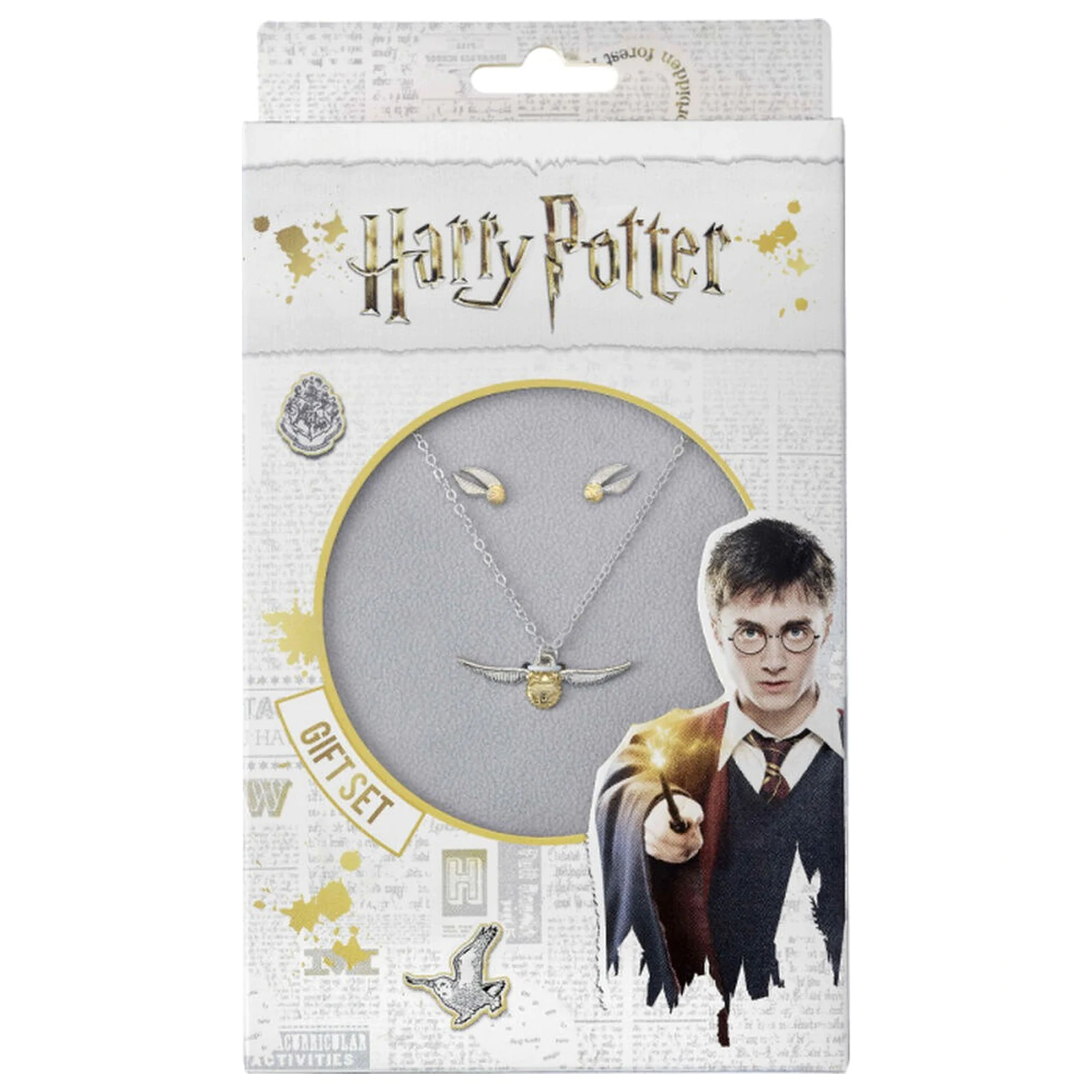 Harry Potter náhrdelník a náušnice Golden Snitch set produktová fotografia