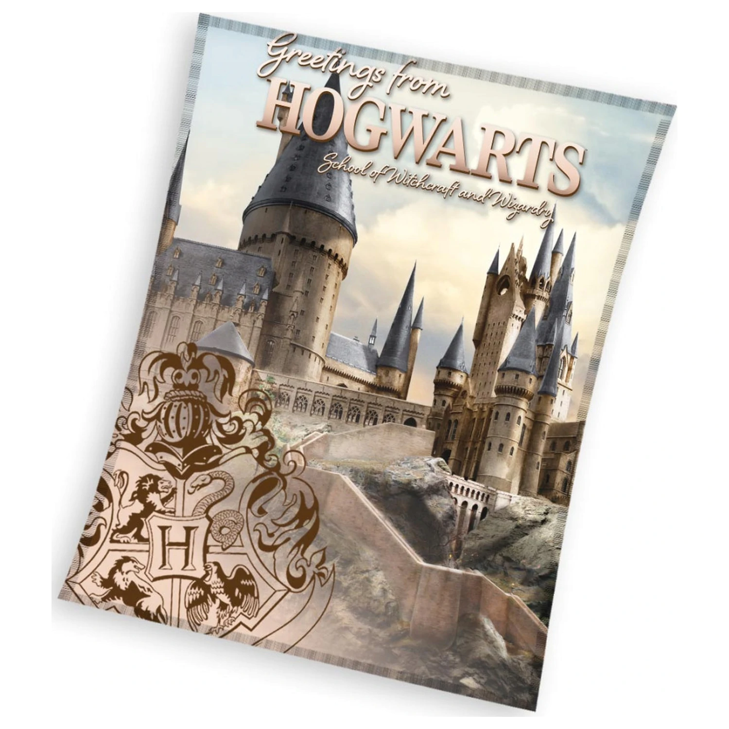 Harry Potter Greetings Fleecová deka 130x160cm produktová fotografia