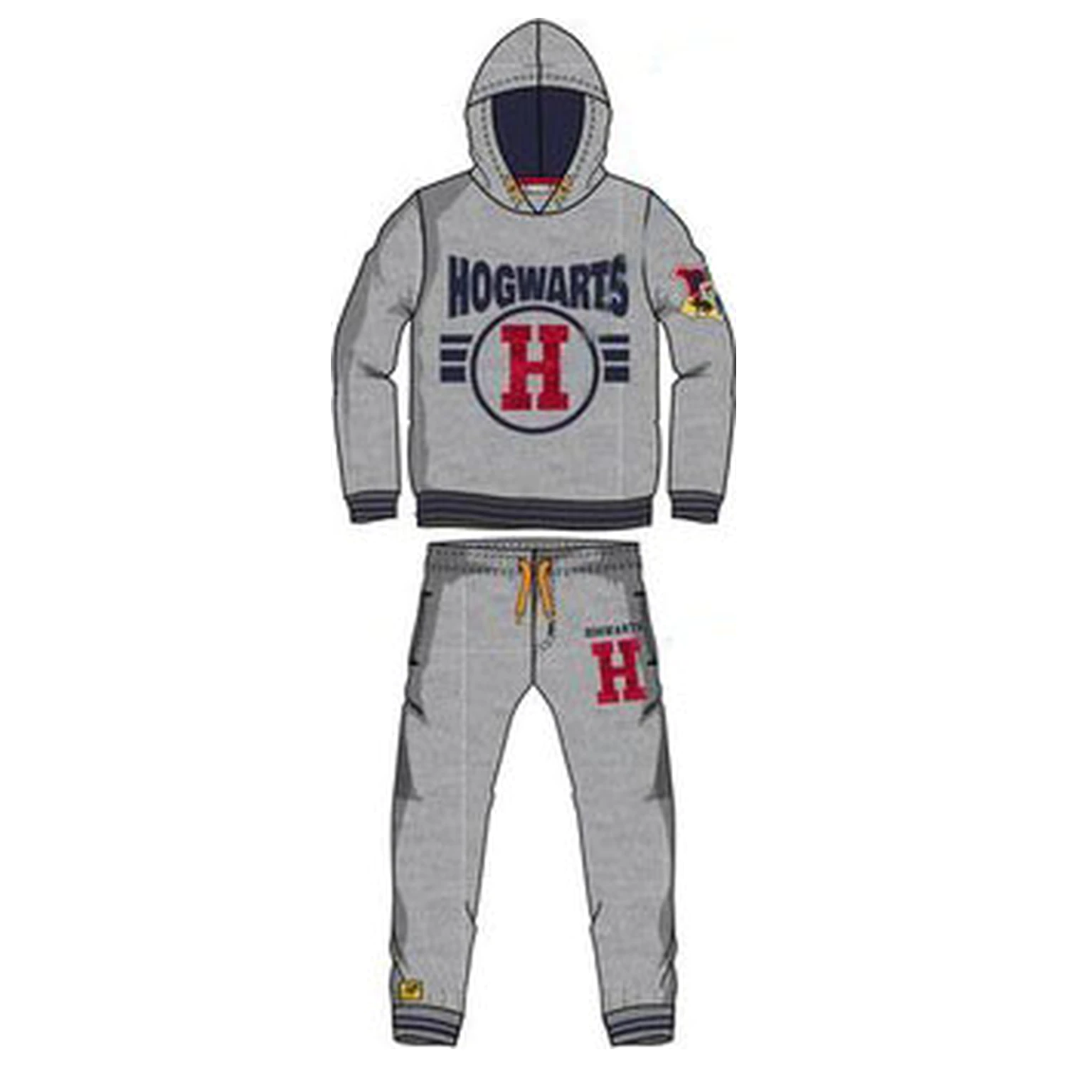 Harry Potter Grey Hogwarts detská tepláková súprava 6 rokov / 116 cm produktová fotografia