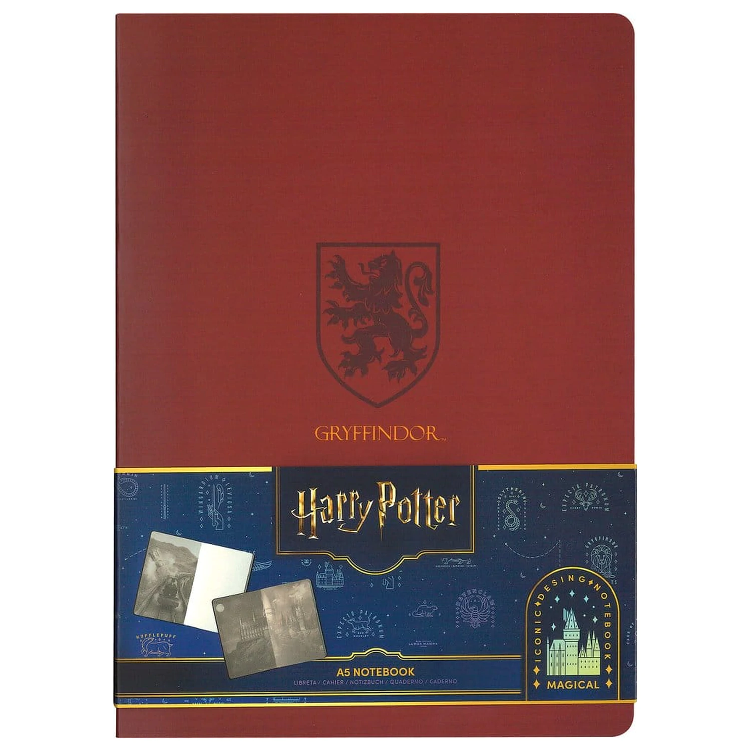 Harry Potter mäkká väzba zápisník Gryffindor 21 cm produktová fotografia