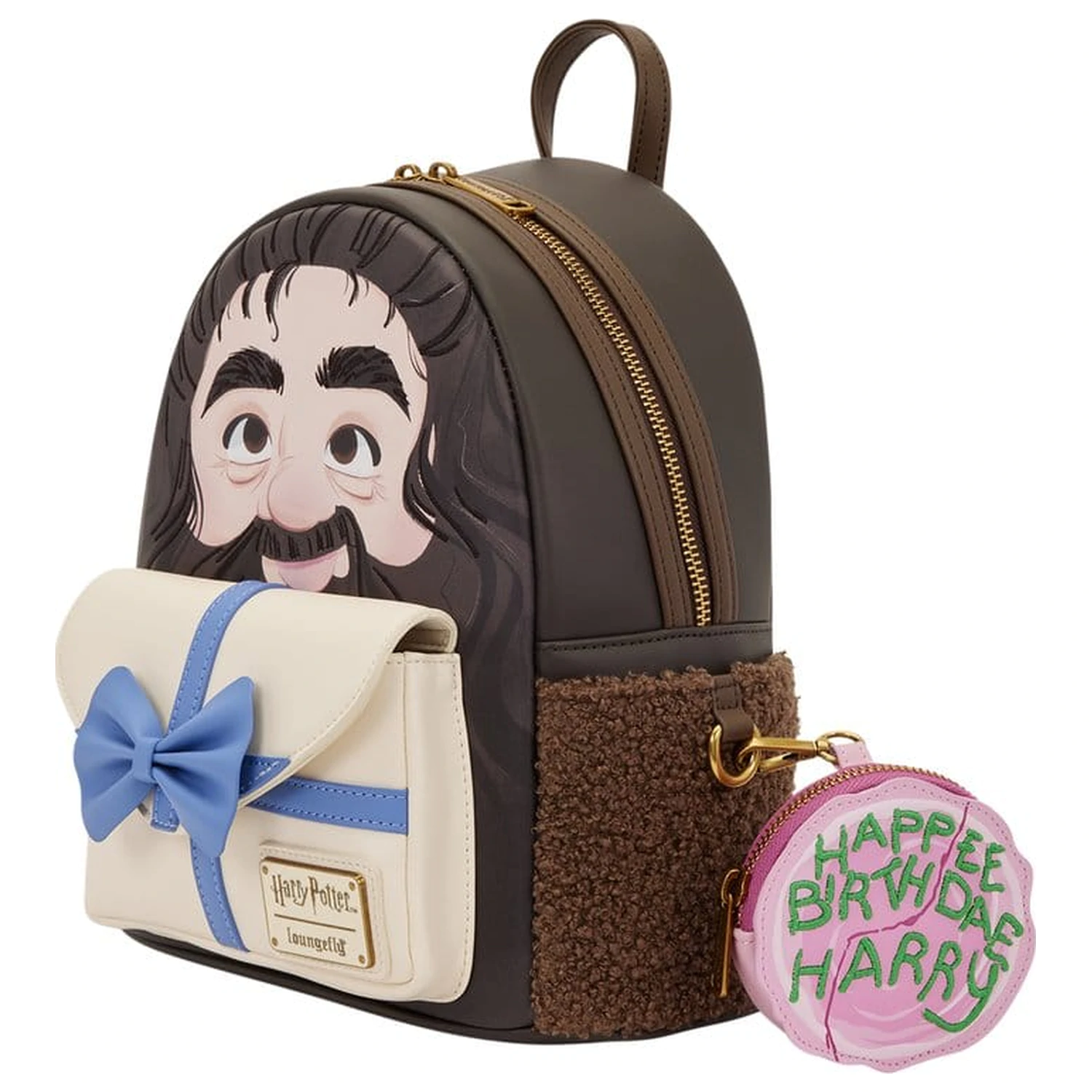 Harry Potter by Loungefly Mini batoh s taškou na mince Hagrid Birthday Cake produktová fotografia