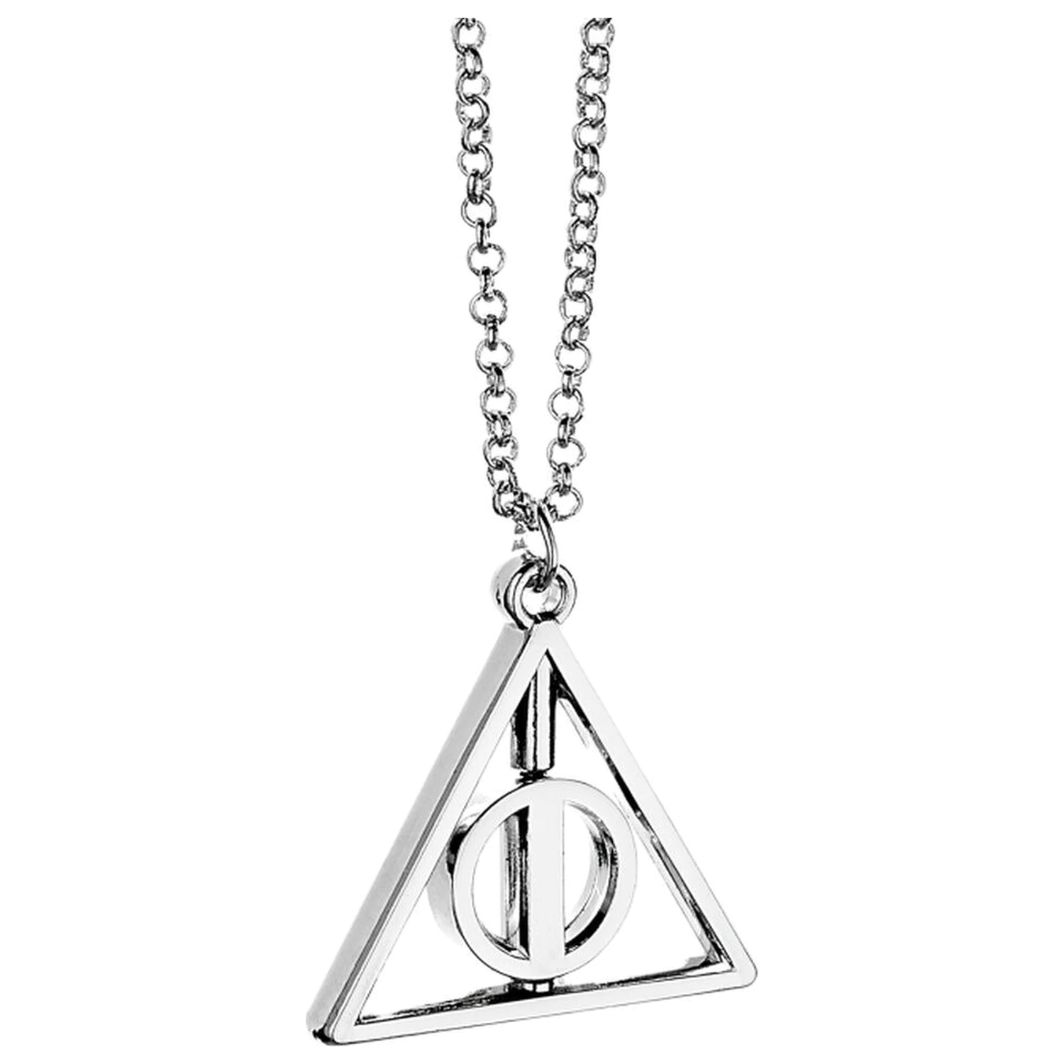 Harry Potter Deathly Hallows otáčavý náhrdelník produktová fotografia