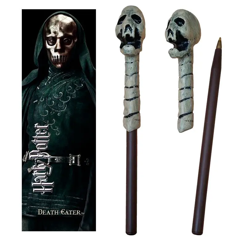 Harry Potter Death Eater Skull wand pero a záložka termékfotó