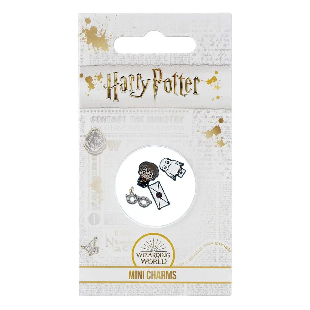 Harry Potter Mini-Charm Set 4-Pack Harry (Silver plated) produktová fotografia