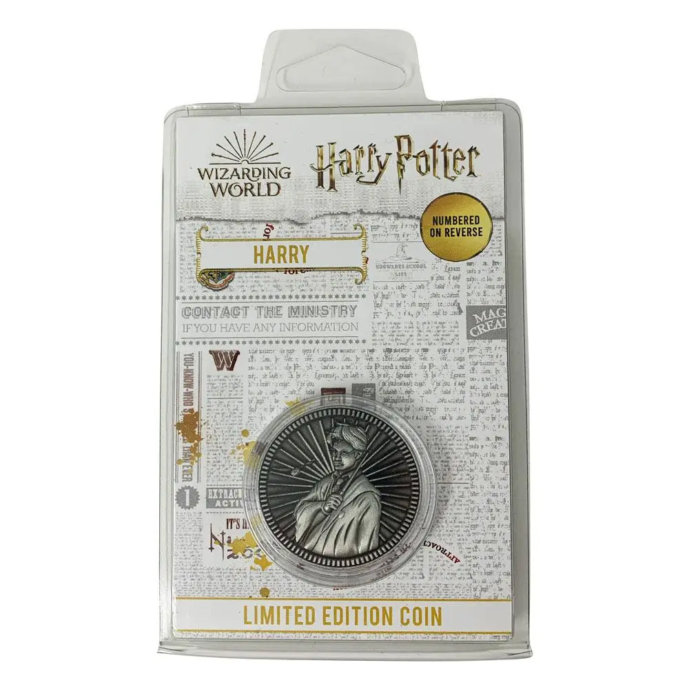 Harry Potter zberateľská minca Harry limitovaná edícia produktová fotografia