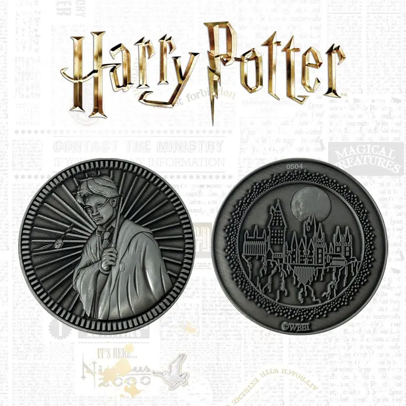 Harry Potter zberateľská minca Harry limitovaná edícia produktová fotografia