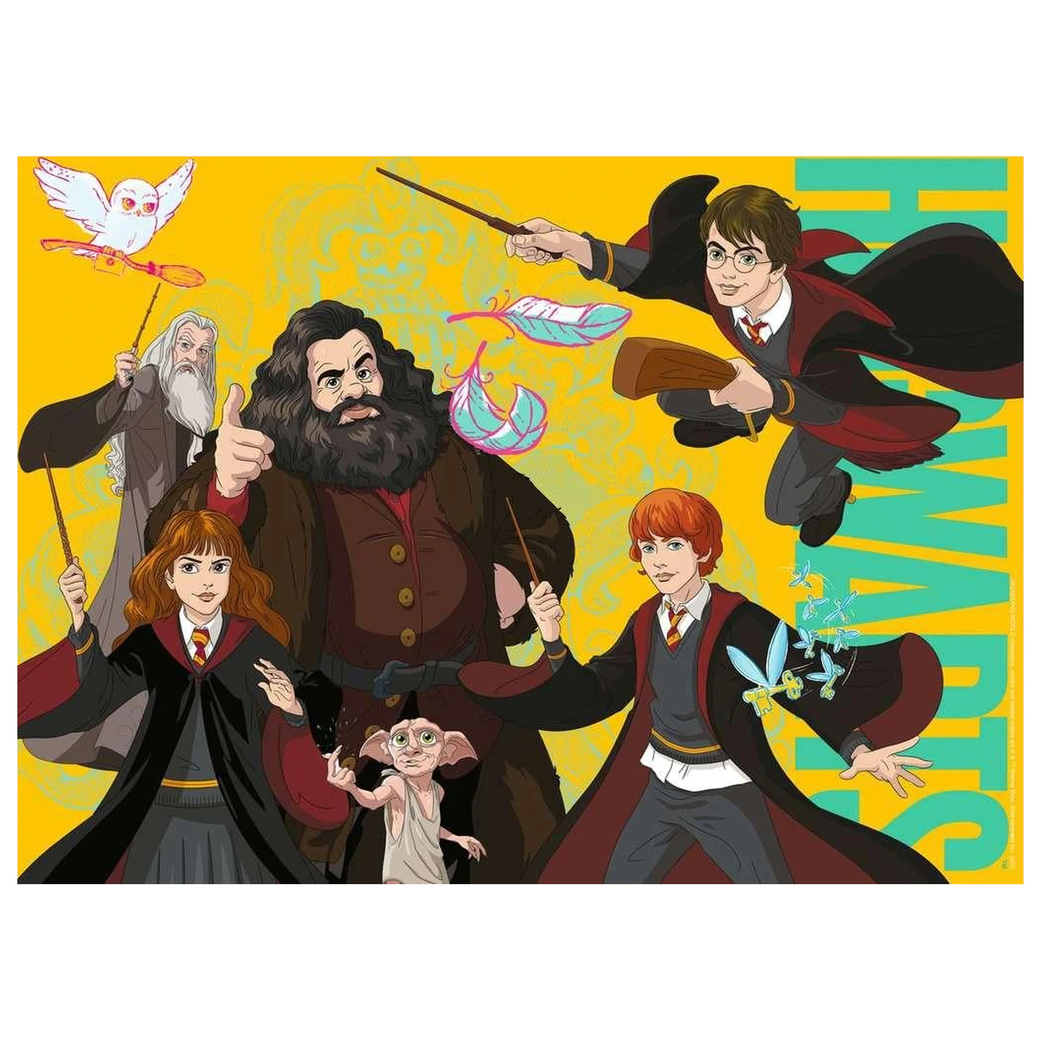 Harry Potter Harry Potter a Iní čarodejníci XXL Puzzle (100 ks) produktová fotografia