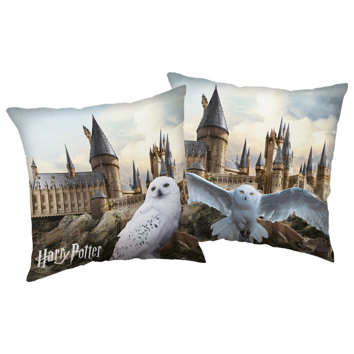 Harry Potter Hedwig at Hogwarts vankúš, dekoratívny vankúš produktová fotografia