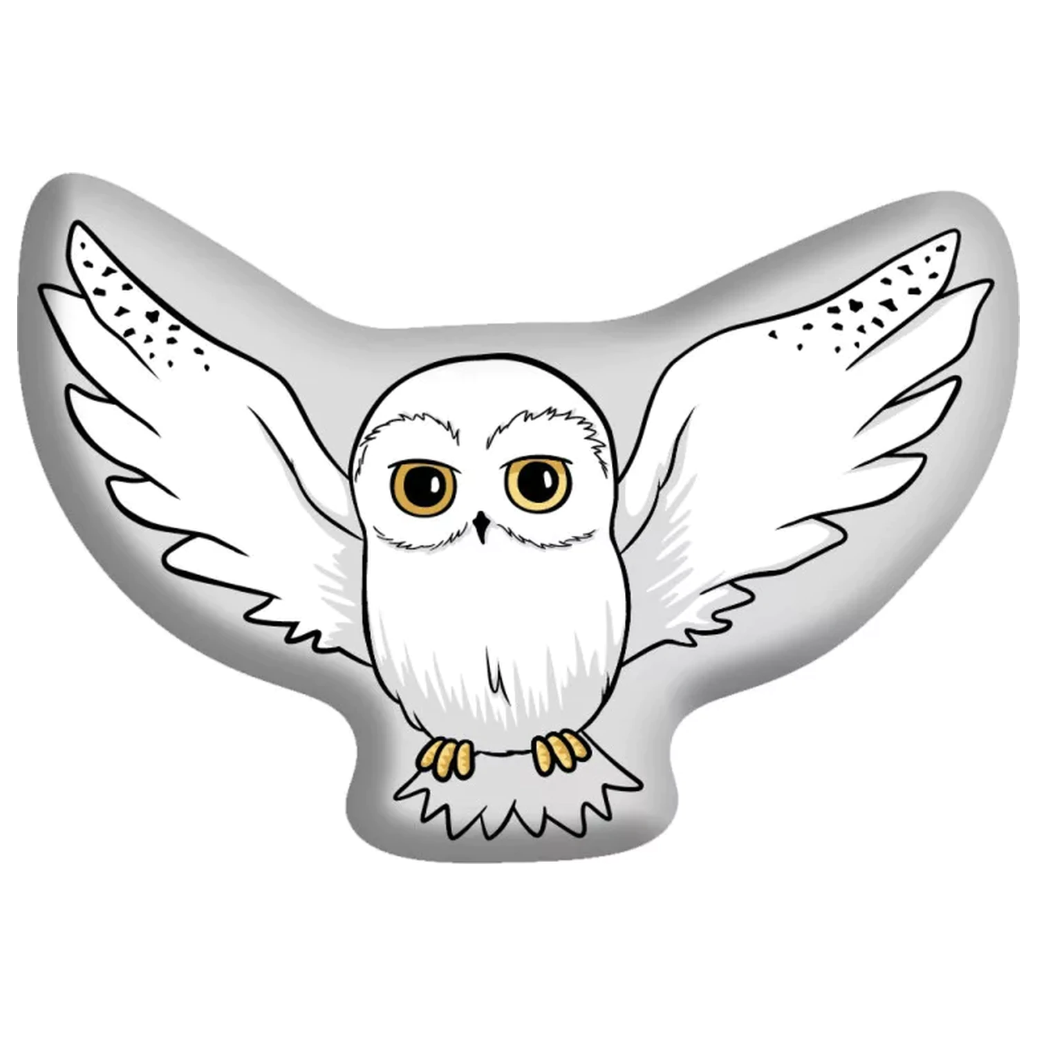 Harry Potter Hedwig Flying tvarovaný vankúš, dekoračný vankúš 43x30 cm produktová fotografia