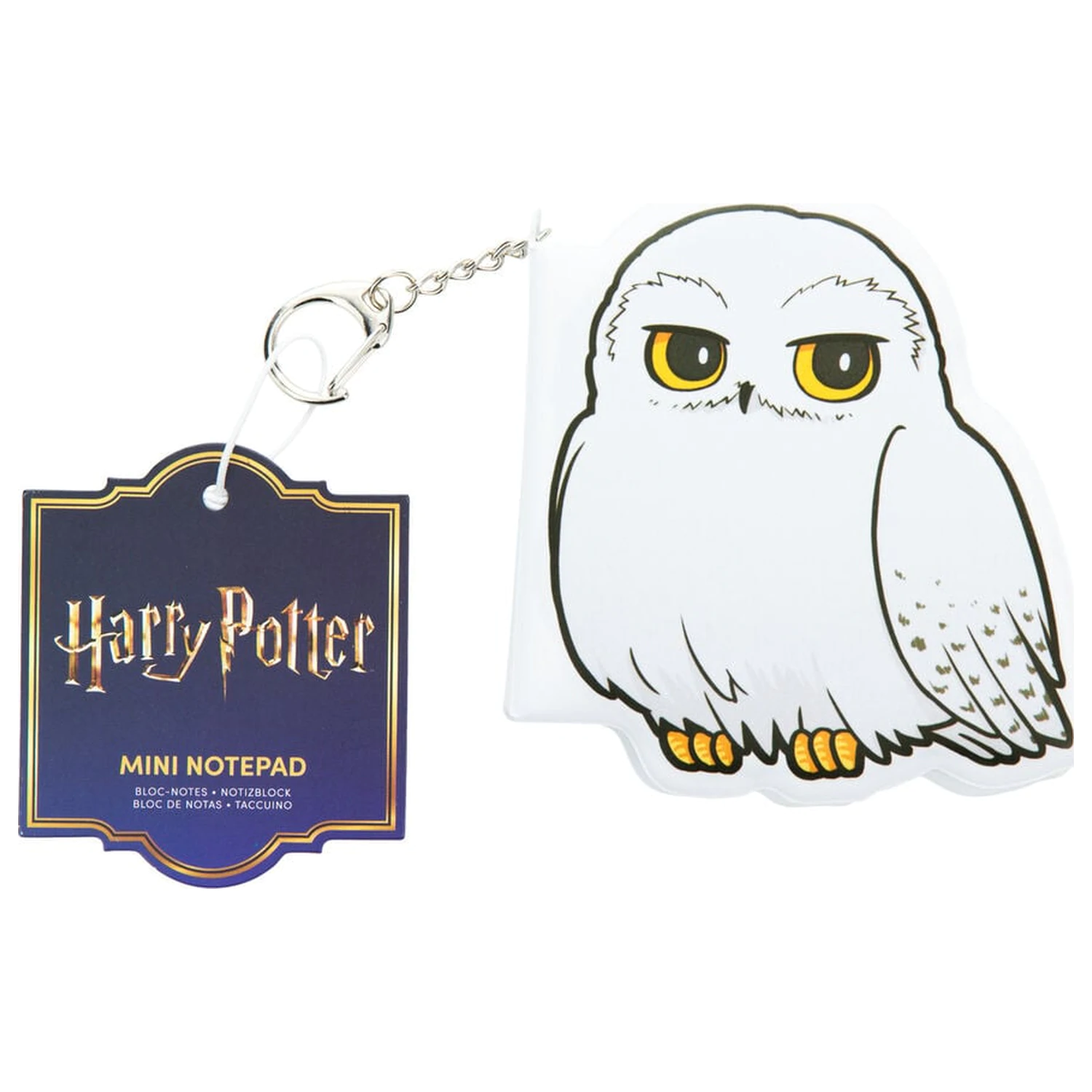 Harry Potter Hedwig zápisník kľúčenka produktová fotografia